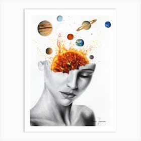 Conscious Universe Art Print