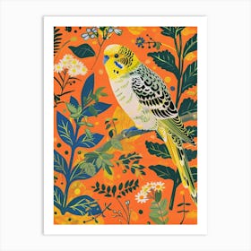 Spring Birds Budgerigar 1 Art Print