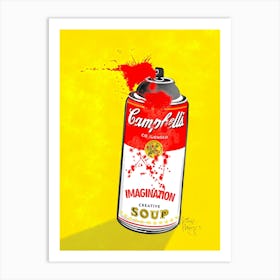 Spraysoup | Warhol style Art Print