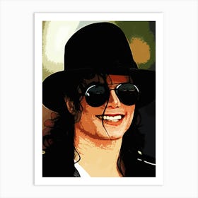 Michael Jackson king of pop 1 Art Print