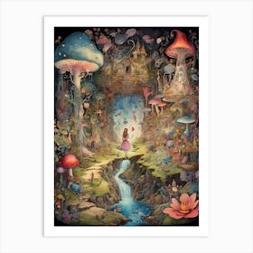 Alice In Wonderland 4 Art Print