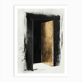 Gold Door 1 Art Print