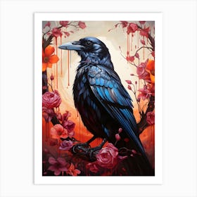 Crow Art Art Print