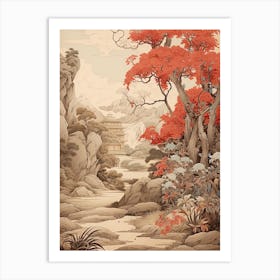 Japanese Stewartia Victorian Style 3 Art Print
