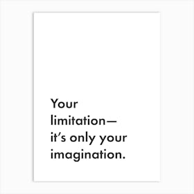 Inspirational Quote Art Print