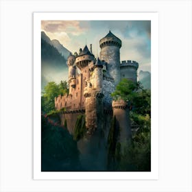 Castle In The Forest Art Print