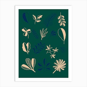 Leaves Green Art Print