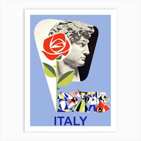 Italy, Vintage Travel Poster 1 Art Print