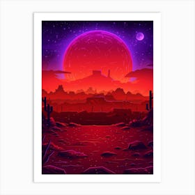 Desert Landscape 40 Art Print