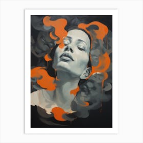 'The Smoke' Art Print