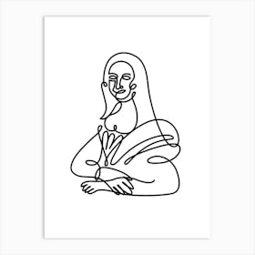 My Mona By Hen Macabi Art Print