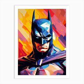 Batman Popart 3 Art Print