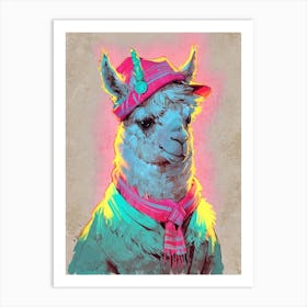 Llama 16 Art Print