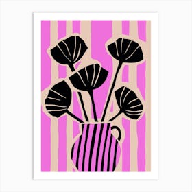 Striped Still Life No 4 Art Print