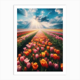 Tulip Field 2 Art Print