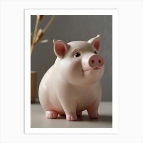 Pig Bank Art Print