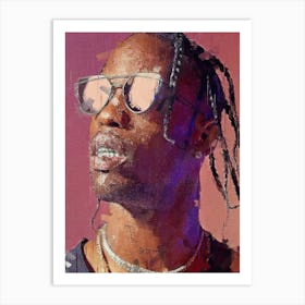 Travis Scott Celebrity Art Print