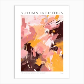Autumn Exhibition Modern Abstract Poster 36 Art Print