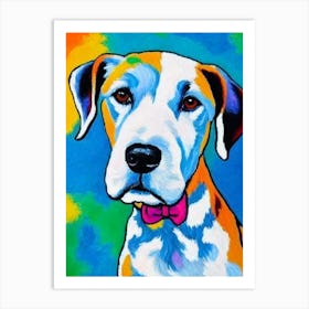 Fox Terrier (Smooth) 2 Fauvist Style Dog Art Print