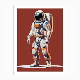 Astronaut In Space 5 Art Print