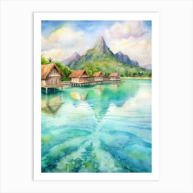 Bora Bora Art Print