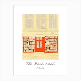 Vienna The Book Nook Pastel Colours 1 Poster Art Print