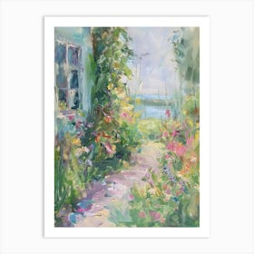  Floral Garden Garden Melodies 5 Art Print