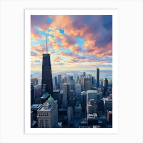 Urban Oasis in the Sky Art Print