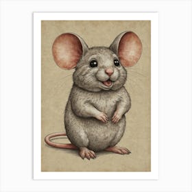 Little Mouse 2 Art Print