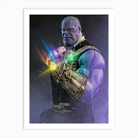 Thanos Marvel Avengers Art Print