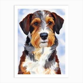 Biewer Terrier 4 Watercolour Dog Art Print