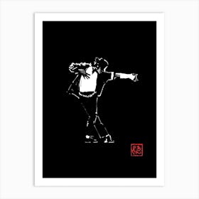 Michael dancing Art Print
