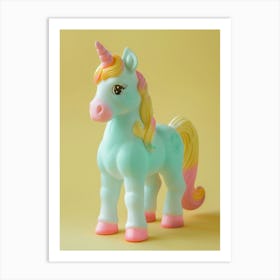 Pastel Toy Unicorn Photography 6 Art Print