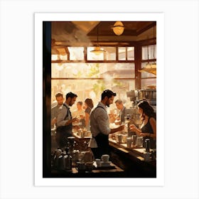 Coffee Shop 3 Art Print