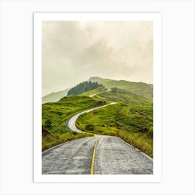 Photograph - Winding Road In The Mountains Art Print