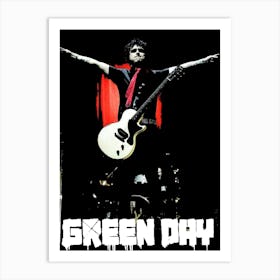 Green Day band music punk 7 Art Print