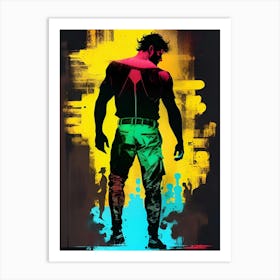 Man With A Gun 1 Art Print