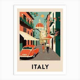 Italy 5 Vintage Travel Poster Art Print