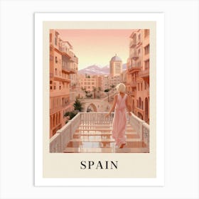 Vintage Travel Poster Spain 2 Art Print