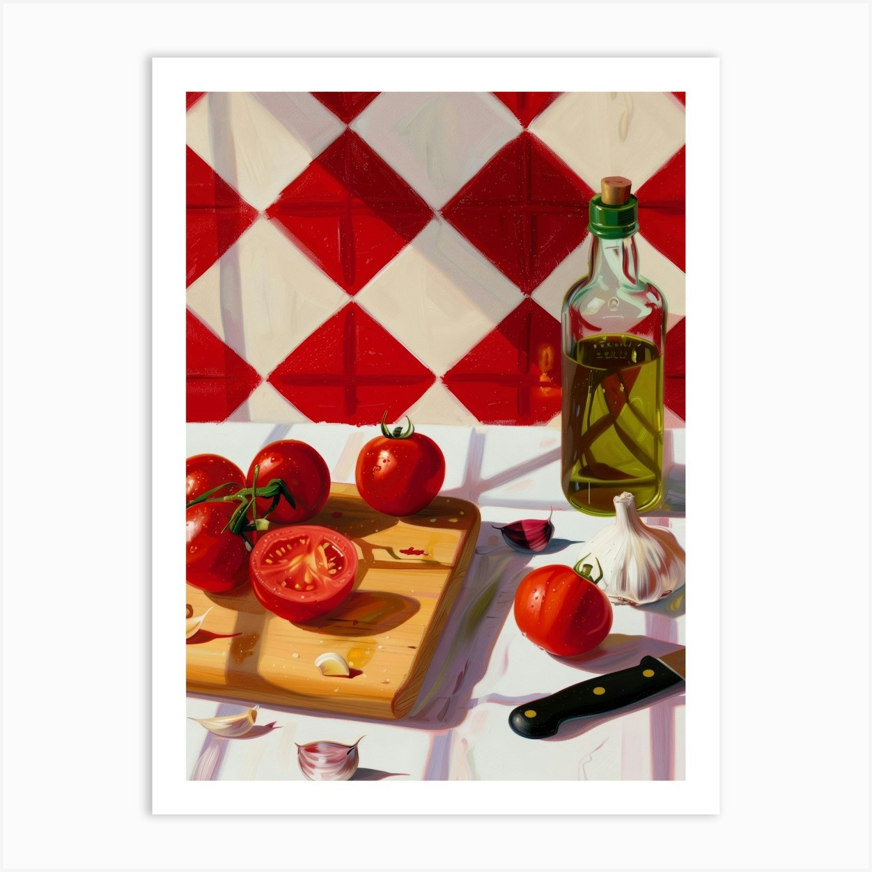 Boho Poster Club 5 Tomatoes Art Print by Boho Print Collection
