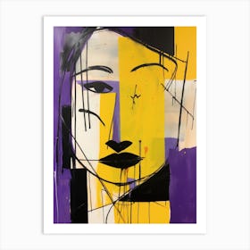 Face Of A Woman 10 Art Print