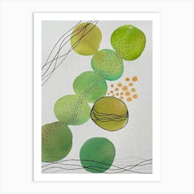 Macarons Abstract Art Print