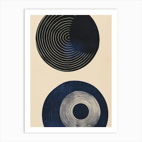 'Circles' 5 Art Print