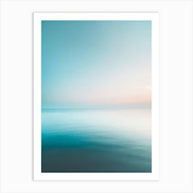 Sunset Over The Sea Art Print