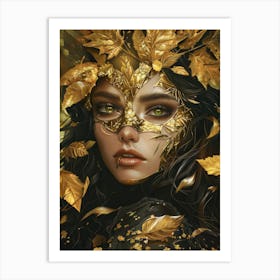 Golden Girl 2 Art Print