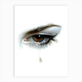 Teary Eye Art Print