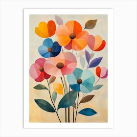 Flowers In A Vase 21 Art Print