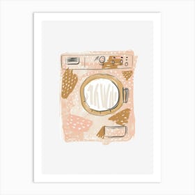 Laundry Machine Art Print