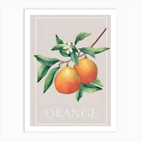 Oranges Art Print