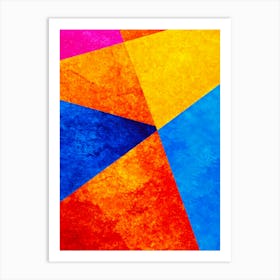 Abstract Geometric Pattern 3 Affiche